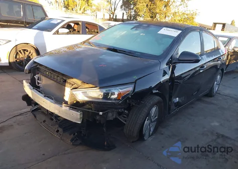 2020 Hyundai Ioniq Hybrid Blue z USA, uszkodzony, nr VIN KMHC65LC5LU225800